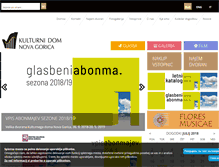 Tablet Screenshot of kulturnidom-ng.si